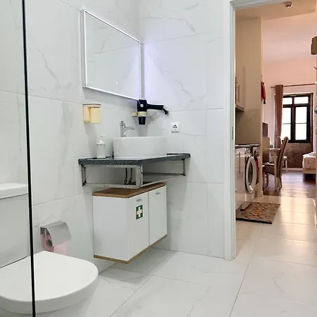 Charming Stone Wall Apt With Metro Ac In Central Porto דירה פורטו